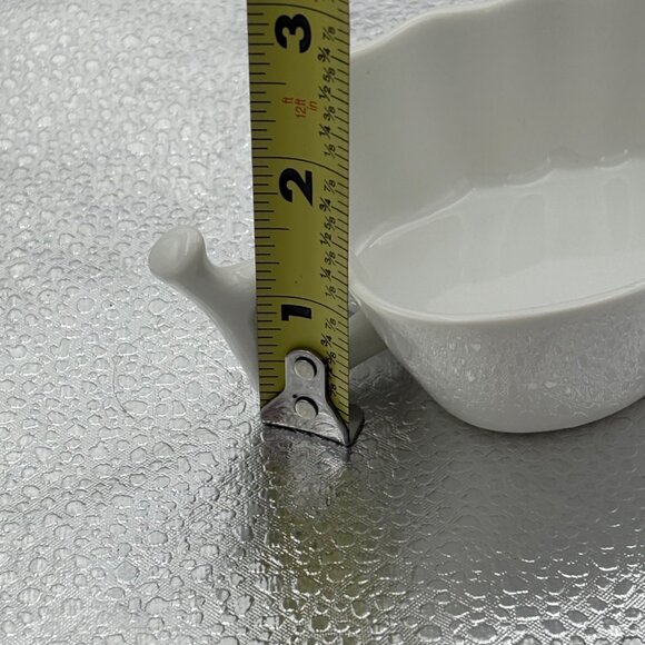 VTG White Ceramic Apple-Shaped Serving Dish Bowl Made In Japan Trinket‎ Candy - Picture 8 of 11